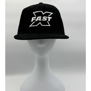 Fast & The Furious Fast X Adjustable Black Hat 2023 Movie Promo Embroidered Cap